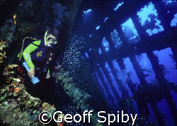 inside the wreck of the Carnatic by Geoff Spiby 